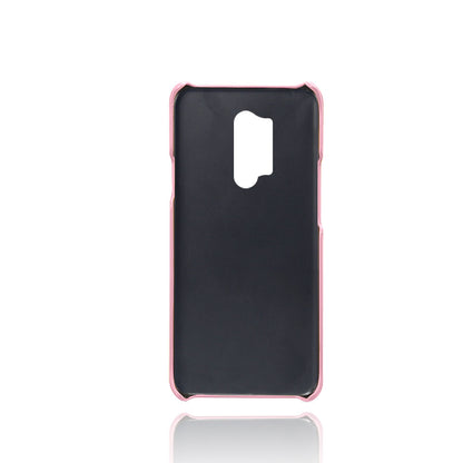 KSQ with Double Card Slots PU Leather Coated Hard PC Cover for OnePlus 8 Pro