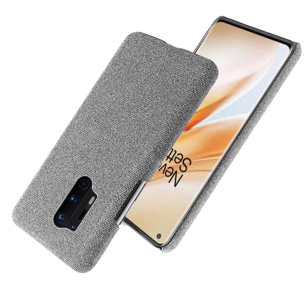 KSQ Cloth Texture Hard Shell Case for OnePlus 8 Pro