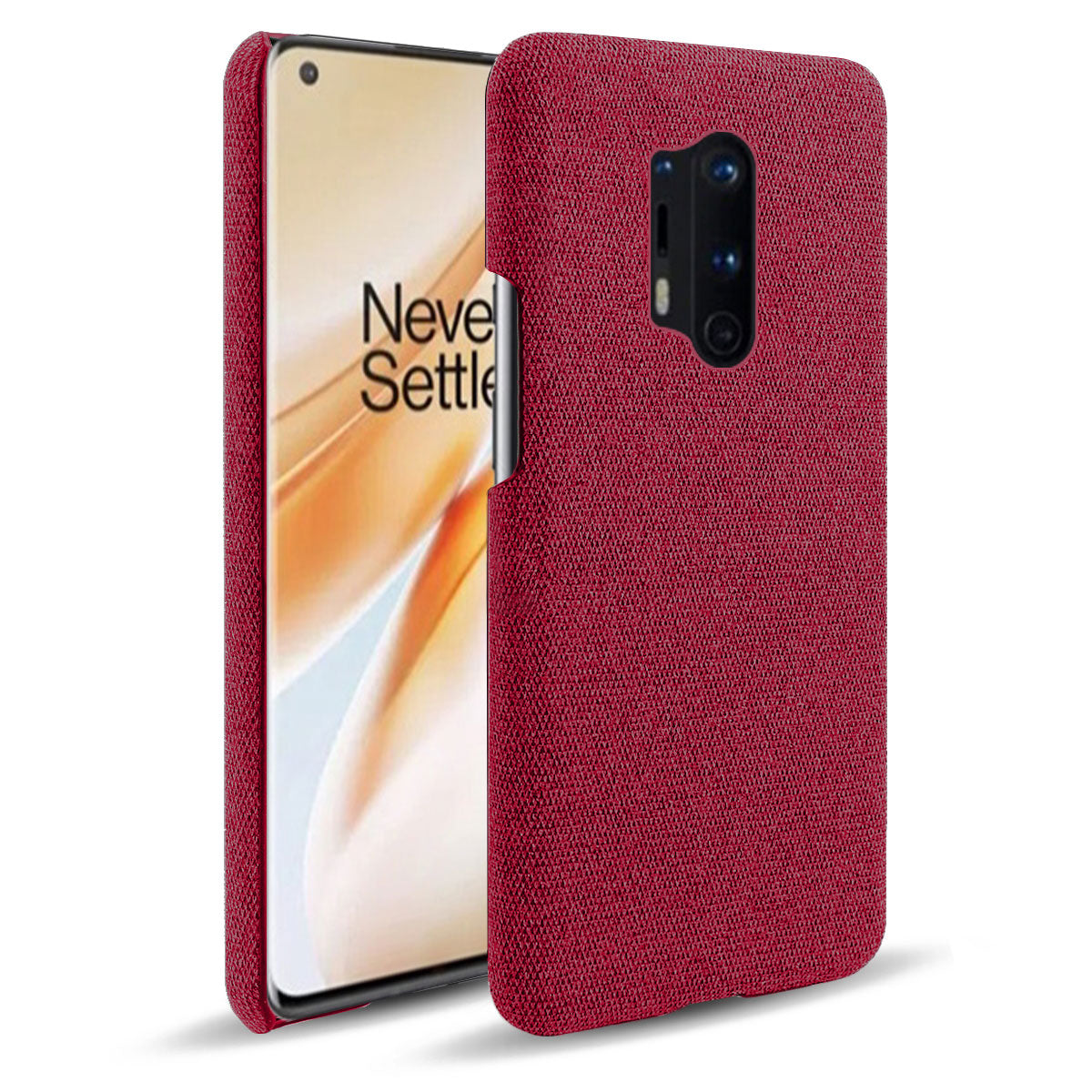 KSQ Cloth Texture Hard Shell Case for OnePlus 8 Pro