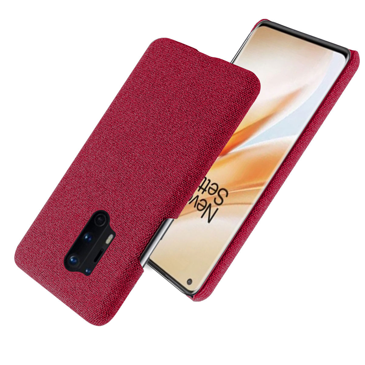 KSQ Cloth Texture Hard Shell Case for OnePlus 8 Pro