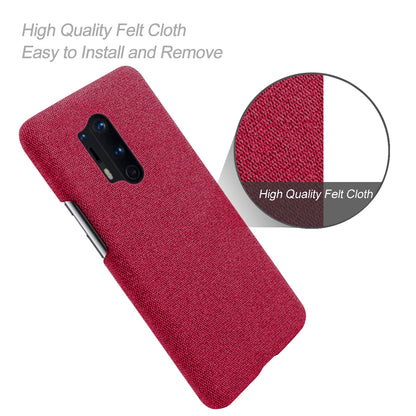 KSQ Cloth Texture Hard Shell Case for OnePlus 8 Pro