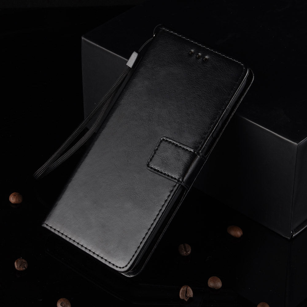 Crazy Horse Surface PU Leather Shell for OnePlus 8