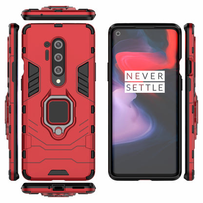 Cool Guard Ring Holder Kickstand PC TPU Hybrid Case Protective Shell for OnePlus 8 Pro