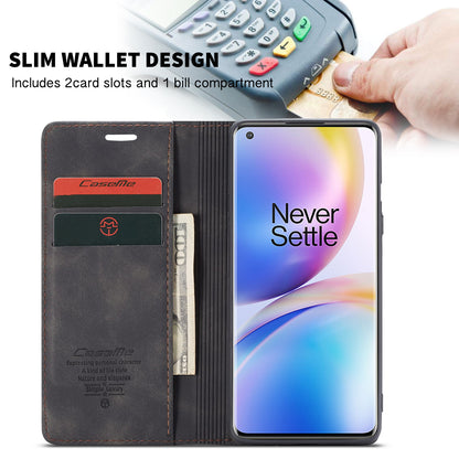 CASEME 013 Series Auto-absorbed Leather Protection Case for OnePlus 8 Pro