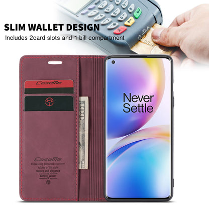 CASEME 013 Series Auto-absorbed Leather Protection Case for OnePlus 8 Pro