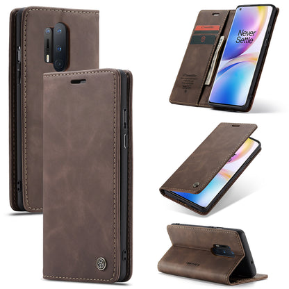 CASEME 013 Series Auto-absorbed Leather Protection Case for OnePlus 8 Pro