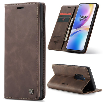 CASEME 013 Series Auto-absorbed Leather Protection Case for OnePlus 8 Pro