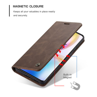 CASEME 013 Series Auto-absorbed Leather Protection Case for OnePlus 8 Pro