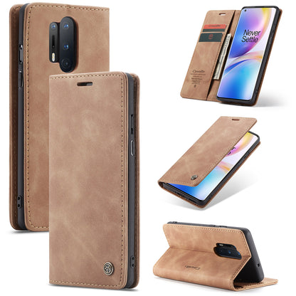 CASEME 013 Series Auto-absorbed Leather Protection Case for OnePlus 8 Pro