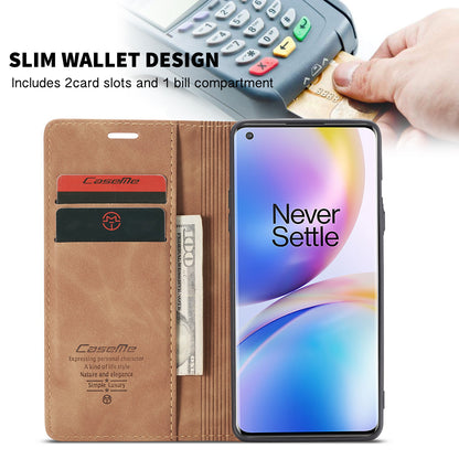 CASEME 013 Series Auto-absorbed Leather Protection Case for OnePlus 8 Pro