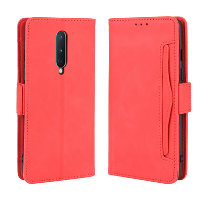 PU Leather Stand Wallet Phone Casing with Multiple Card Slots for OnePlus 8