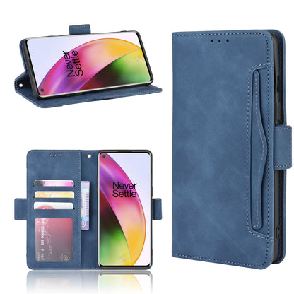 PU Leather Stand Wallet Phone Casing with Multiple Card Slots for OnePlus 8