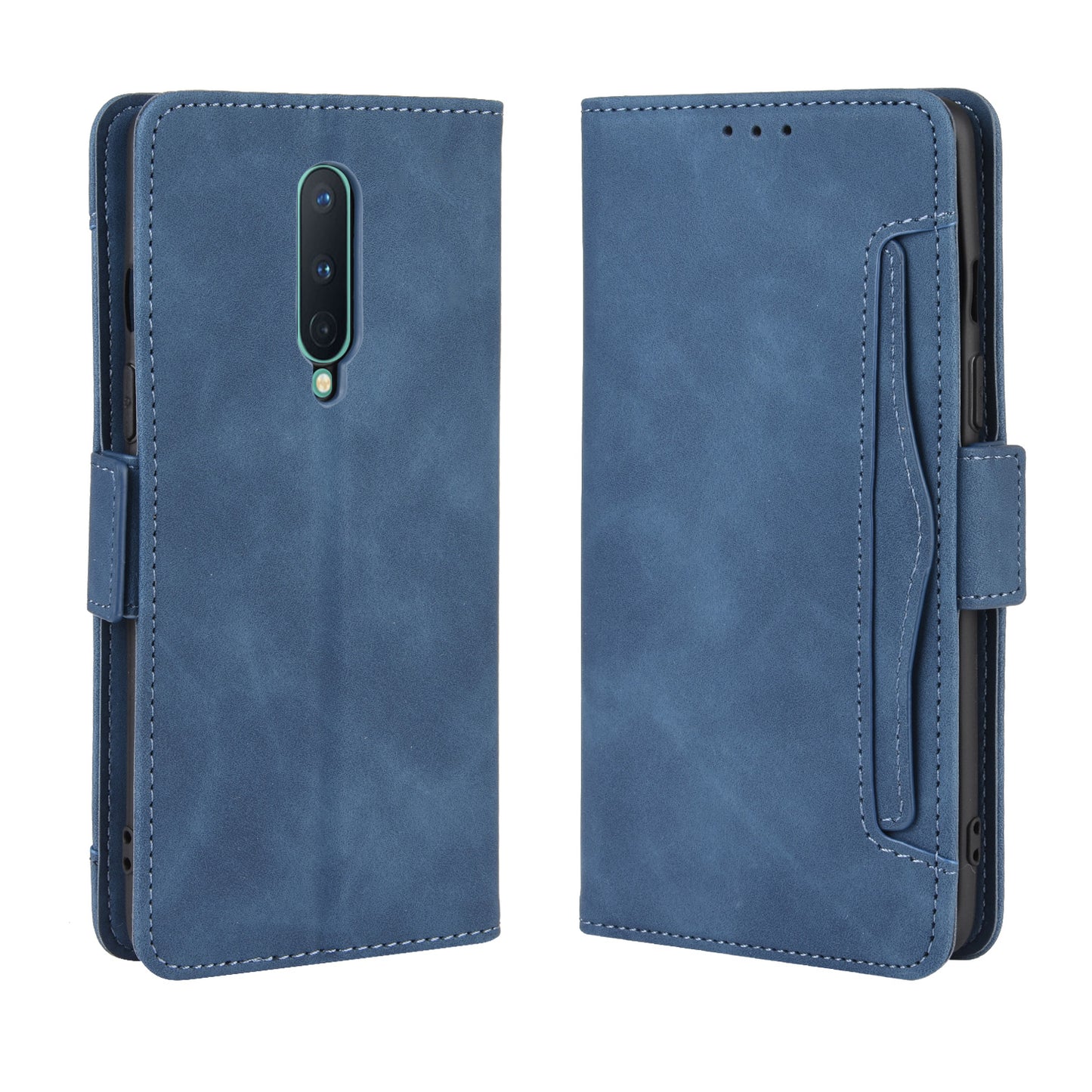 PU Leather Stand Wallet Phone Casing with Multiple Card Slots for OnePlus 8