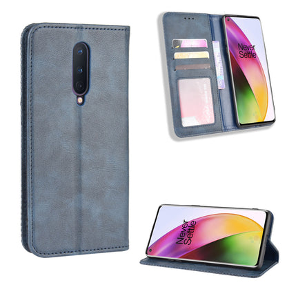 Vintage Style Leather Wallet Case for OnePlus 8