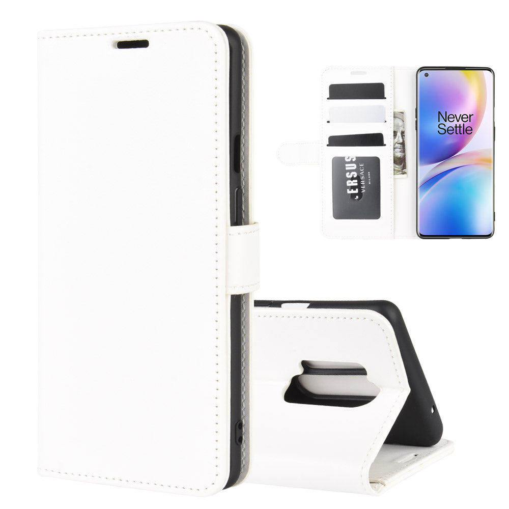 Crazy Horse Wallet Leather Stand Case for OnePlus 8 Pro