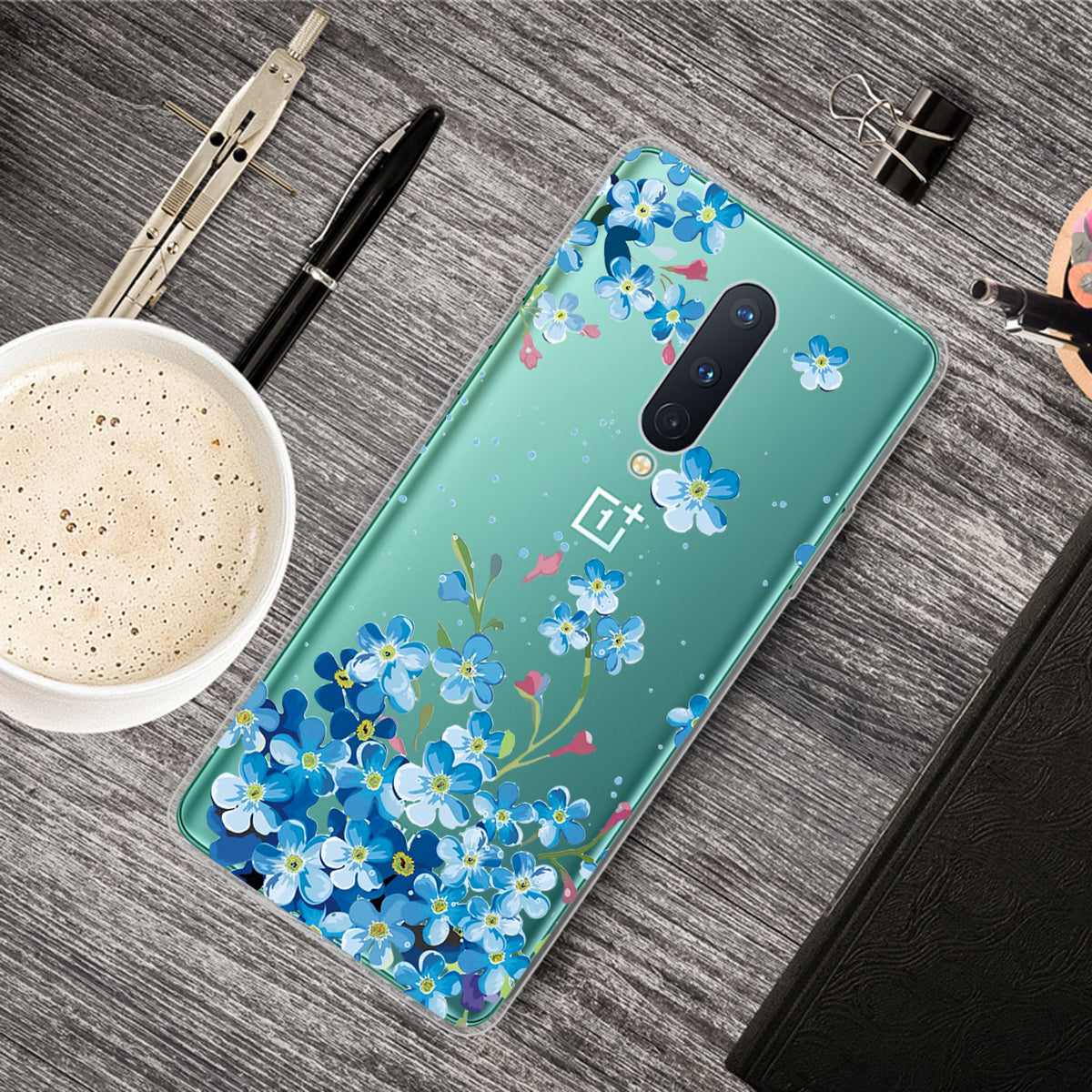 Pattern Printing TPU Soft Phone Back Shell for OnePlus 8