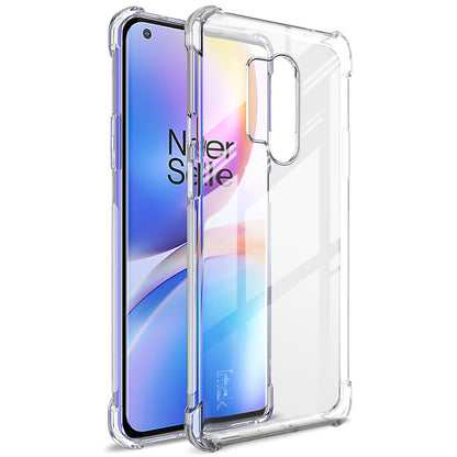 IMAK Airbag Shockproof TPU Case + Screen Film for OnePlus 8 Pro