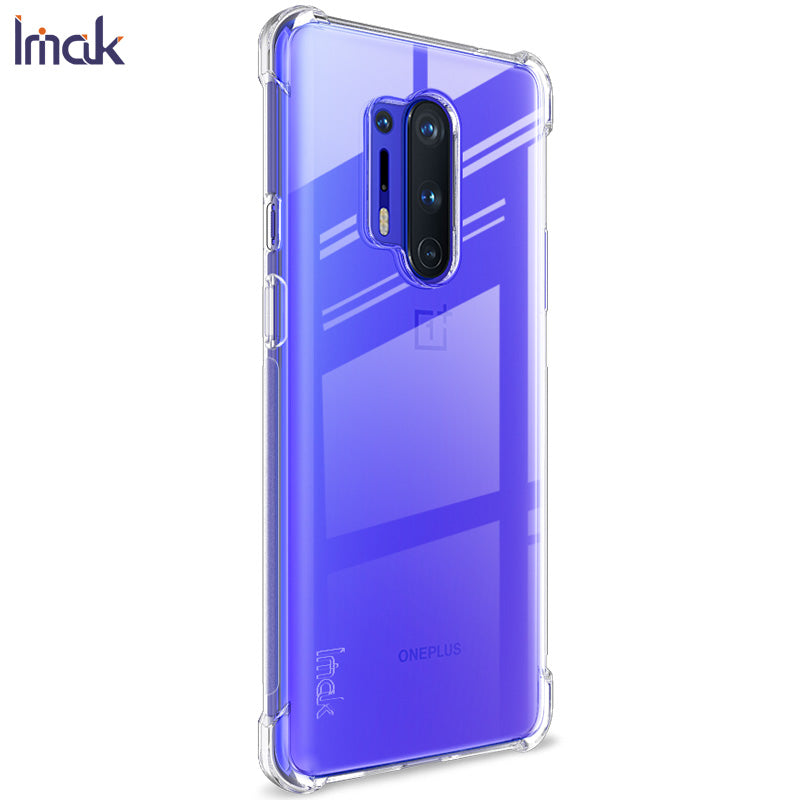 IMAK Airbag Shockproof TPU Case + Screen Film for OnePlus 8 Pro