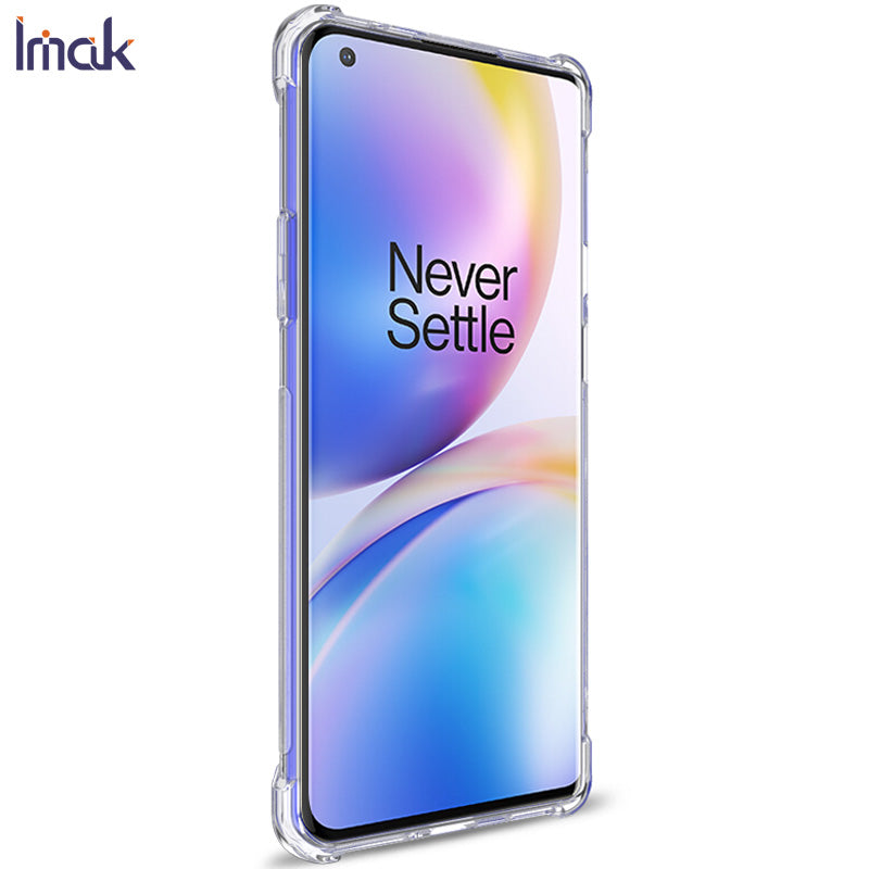 IMAK Airbag Shockproof TPU Case + Screen Film for OnePlus 8 Pro