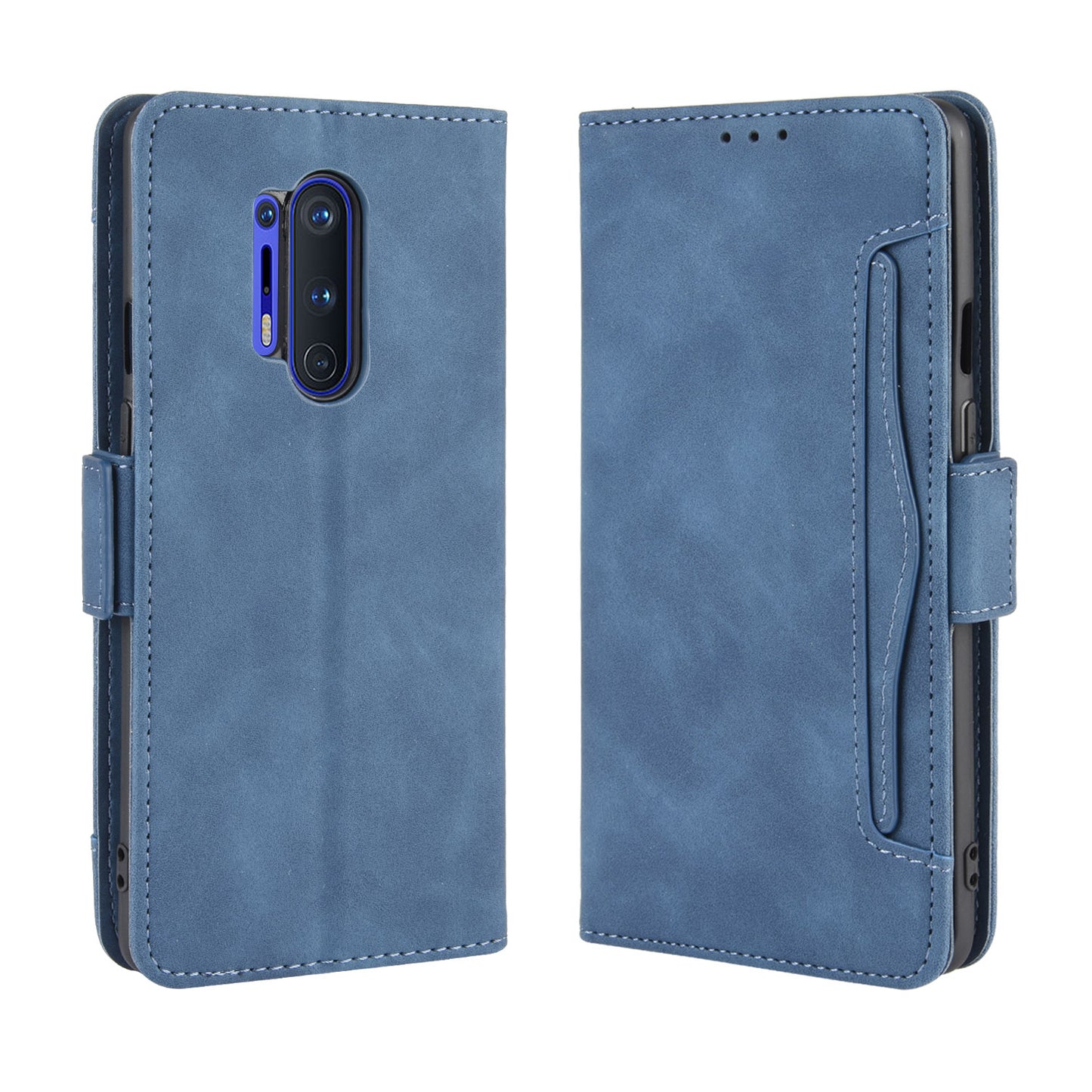 Multiple Card Slots Leather Wallet Phone Cover for OnePlus 8 Pro