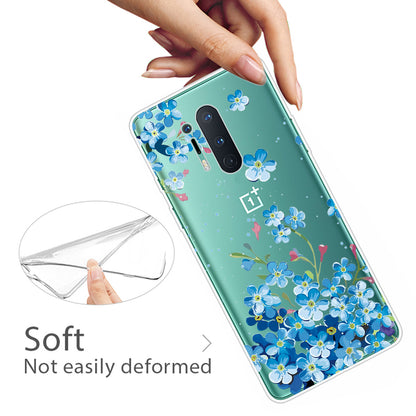 Pattern Printing TPU Soft Phone Back Shell for OnePlus 8 Pro