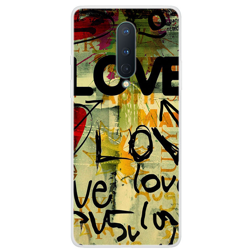 Pattern Printing Soft TPU Phone Shell for OnePlus 8