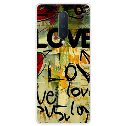 Pattern Printing Soft TPU Phone Shell for OnePlus 8