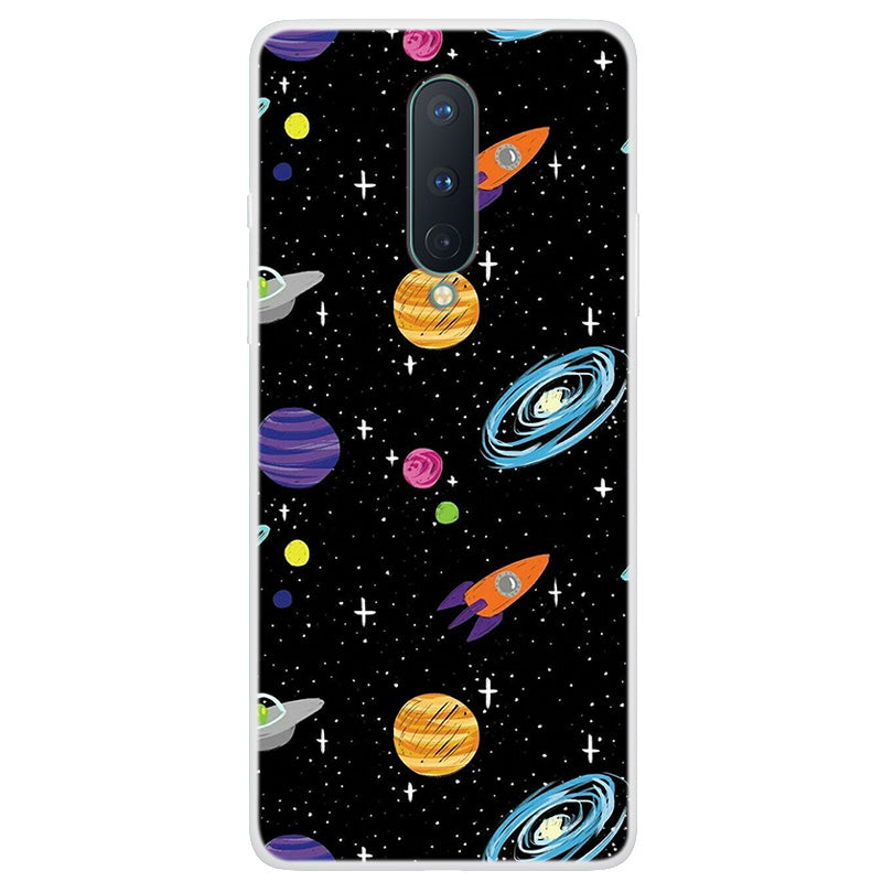 Pattern Printing Soft TPU Phone Shell for OnePlus 8