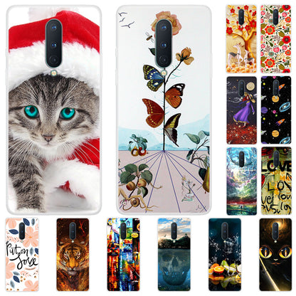 Pattern Printing Soft TPU Phone Shell for OnePlus 8