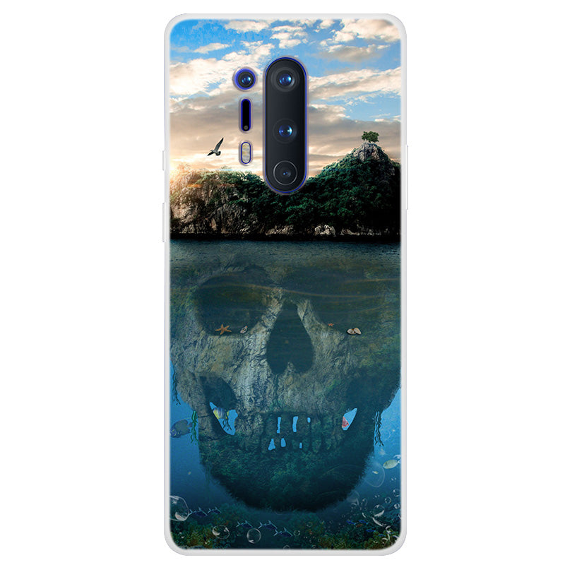 Pattern Printing Soft TPU Phone Cover for OnePlus 8 Pro