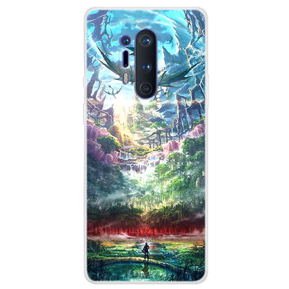 Pattern Printing Soft TPU Phone Cover for OnePlus 8 Pro