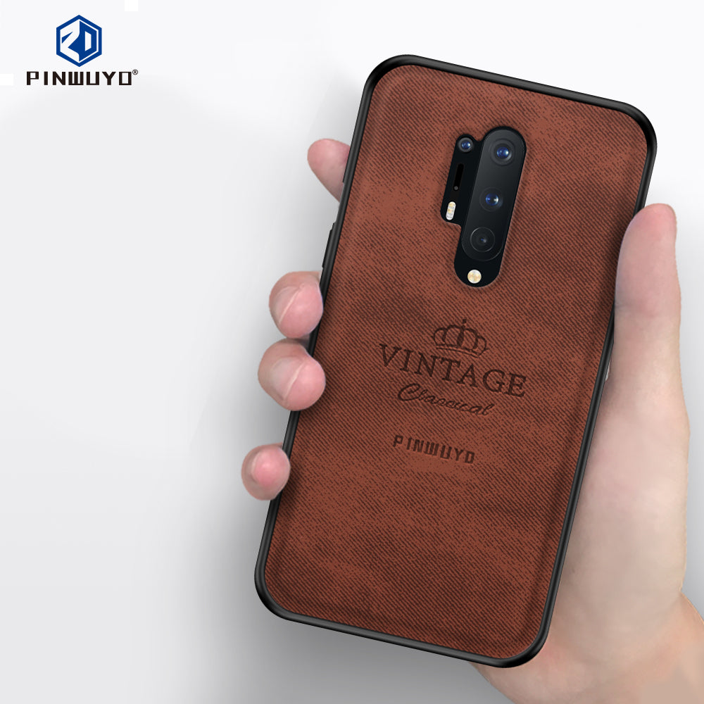 PINWUYO Honorable Series Leather Coated PC + TPU Combo Case for OnePlus 8 Pro