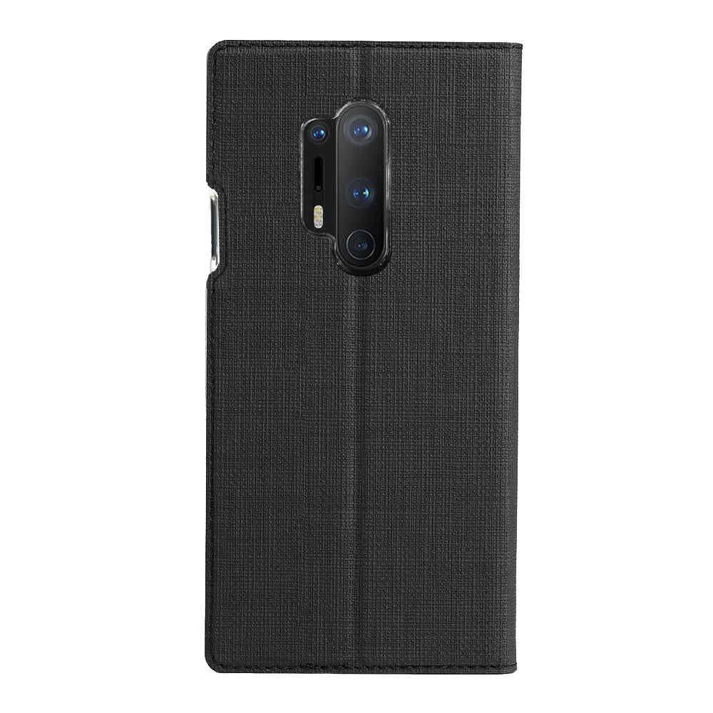 VILI DMX Cross Texture Leather Stand Shell for OnePlus 8 Pro