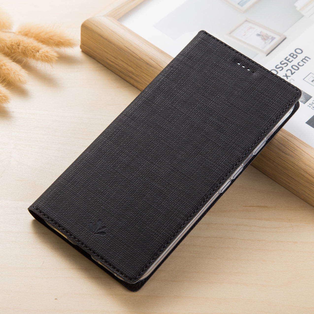 VILI DMX Cross Texture Leather Stand Shell for OnePlus 8 Pro