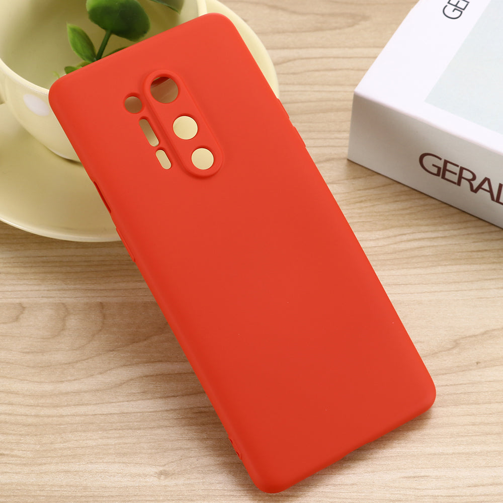 Liquid Silicone Back Case Soft Phone Shell for OnePlus 8 Pro