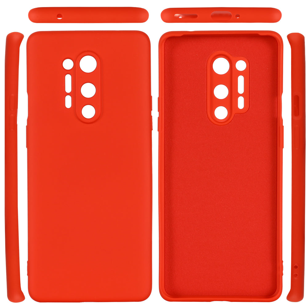 Liquid Silicone Back Case Soft Phone Shell for OnePlus 8 Pro