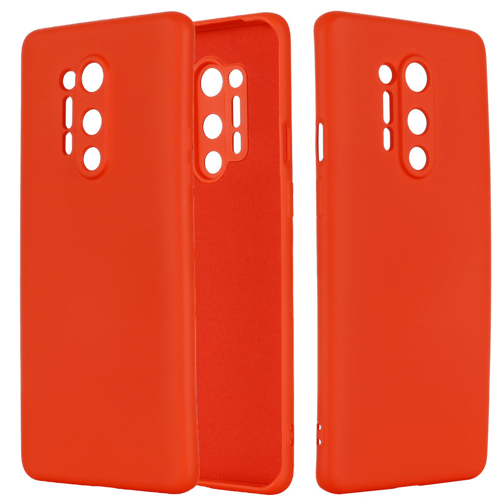 Liquid Silicone Back Case Soft Phone Shell for OnePlus 8 Pro