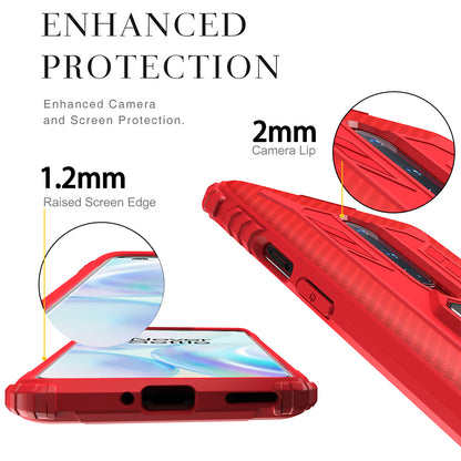 Finger Ring Kickstand Drop-proof TPU Protective Phone Cover for OnePlus 8