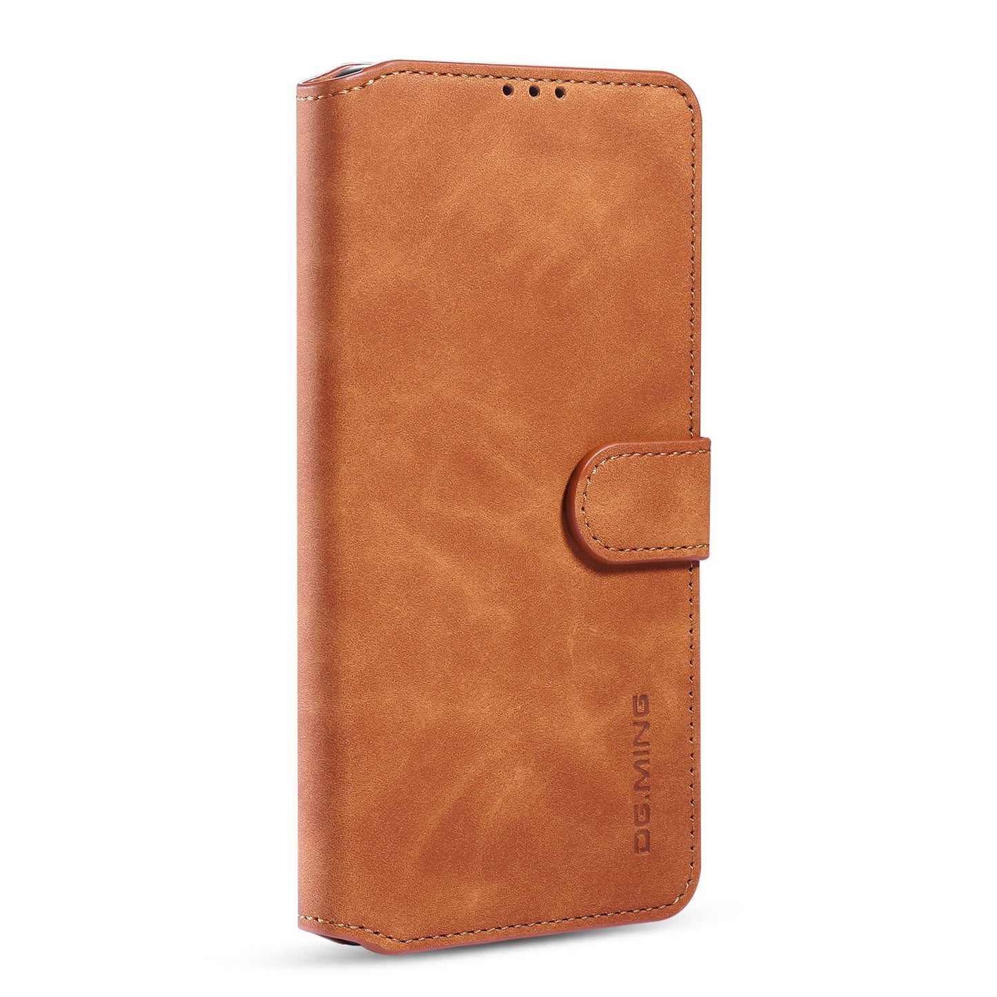 DG.MING Retro Style Leather Cover Wallet Stand Protective Shell Case for OnePlus 8 Pro