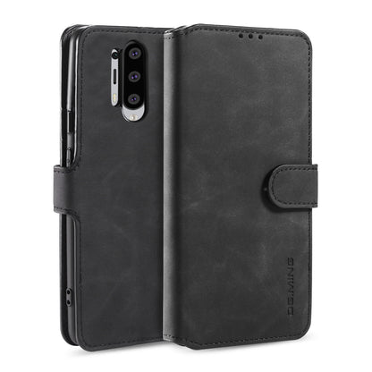 DG.MING Retro Style Leather Cover Wallet Stand Protective Shell Case for OnePlus 8 Pro