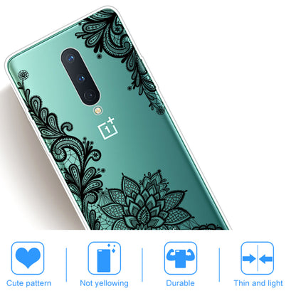 Pattern Printing Clear TPU Soft Phone Back Shell for OnePlus 8