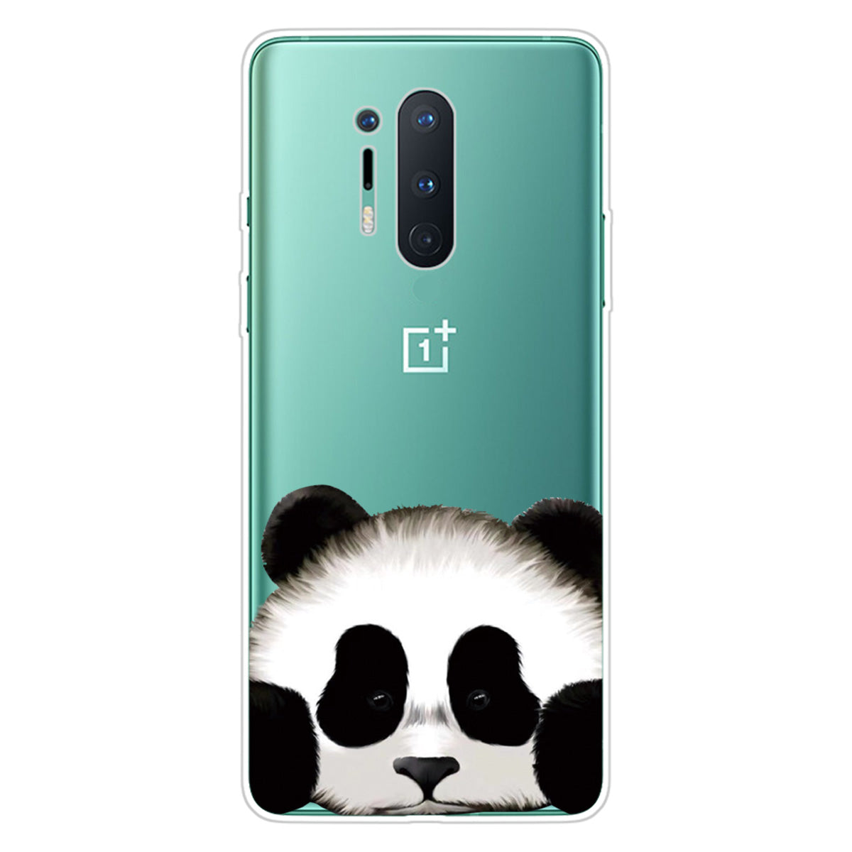 Pattern Printing Clear TPU Soft Phone Back Shell for OnePlus 8 Pro