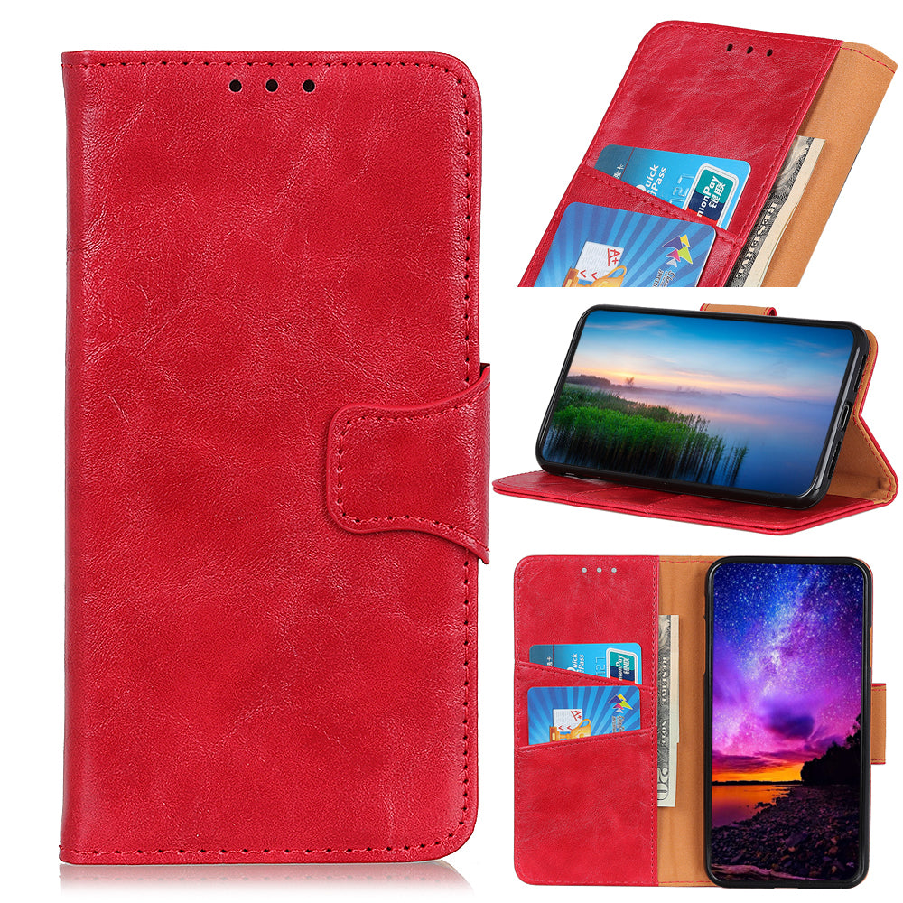 Crazy Horse Skin Leather Shell for OnePlus Nord