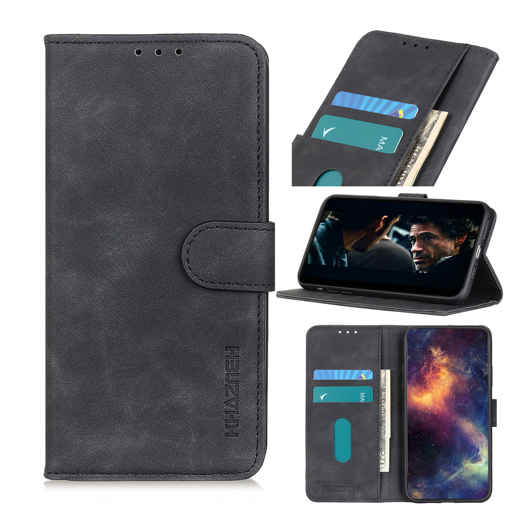 KHAZNEH Retro Flip Leather Wallet Phone Cover for OnePlus Nord