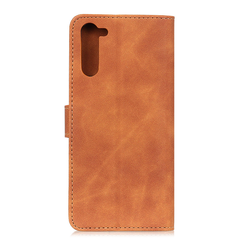 KHAZNEH Retro Flip Leather Wallet Phone Cover for OnePlus Nord