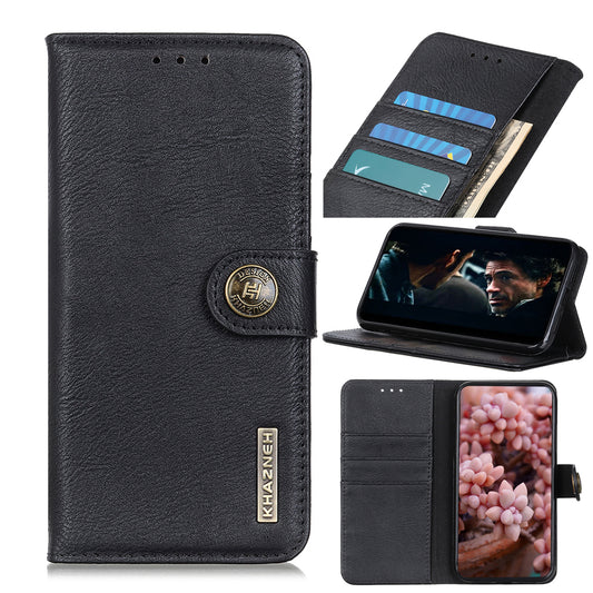 KHAZNEH Wallet Stand Flip Leather Phone Shell for OnePlus Nord