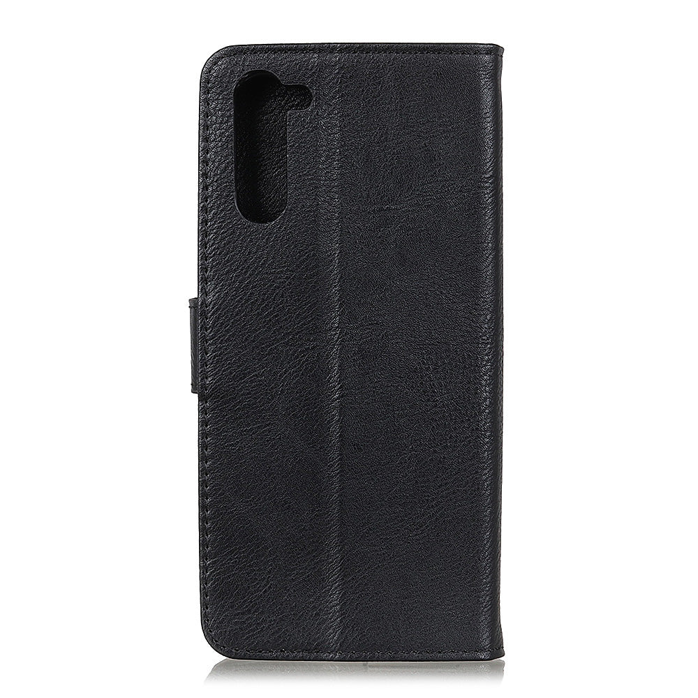 KHAZNEH Wallet Stand Flip Leather Phone Shell for OnePlus Nord