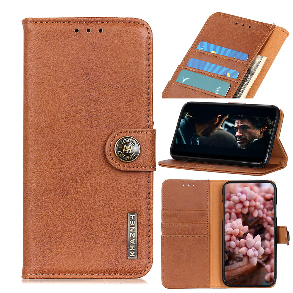 KHAZNEH Wallet Stand Flip Leather Phone Shell for OnePlus Nord