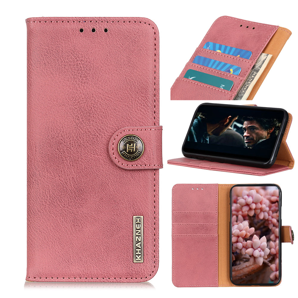 KHAZNEH Wallet Stand Flip Leather Phone Shell for OnePlus Nord