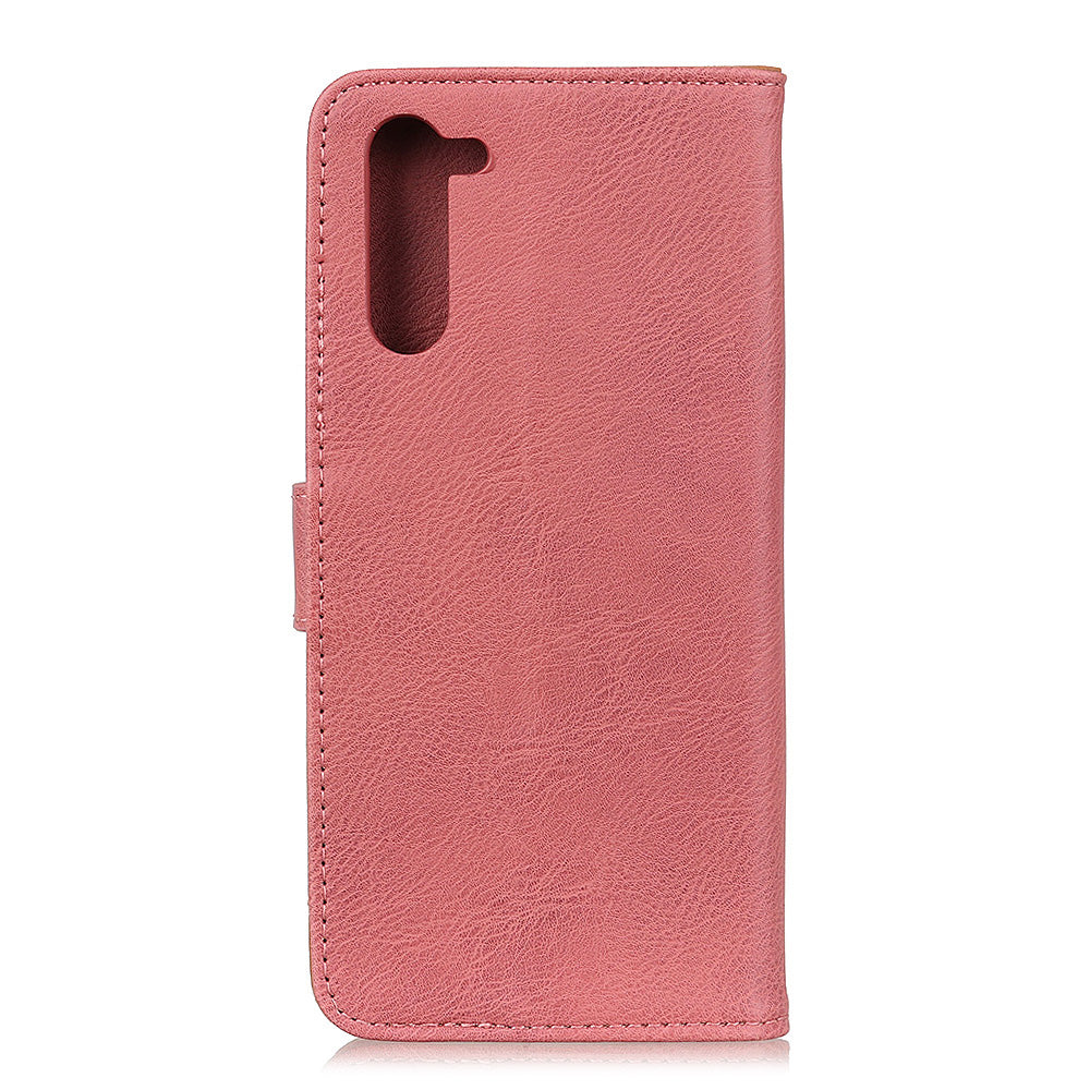 KHAZNEH Wallet Stand Flip Leather Phone Shell for OnePlus Nord